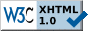 Valid XHTML! Valid XHTML!